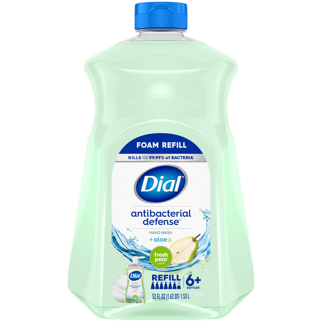 Dial Antibacterial Foaming Hand Soap Refill, Spring Water Scent, 30 Fl Oz