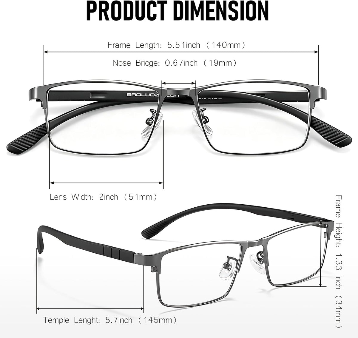 Color Blind Glasses for Men, Color Vision Deficiency Correcting & Enhancing