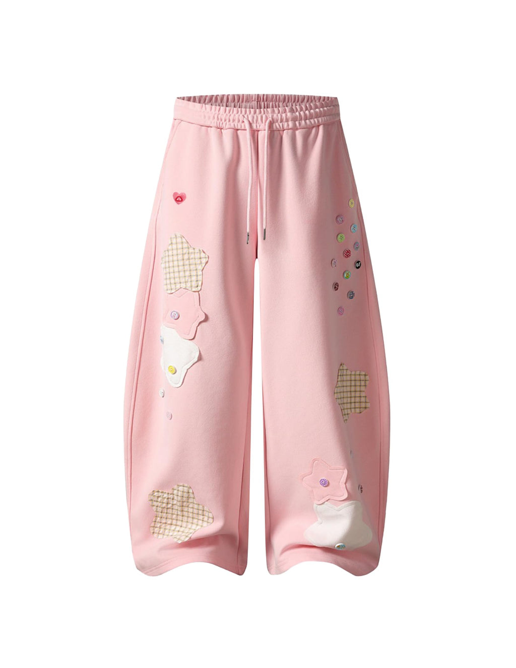 Aelfric Eden Star Patch Baggy Barrel Sweatpants Women Y2K Wide Leg Pants