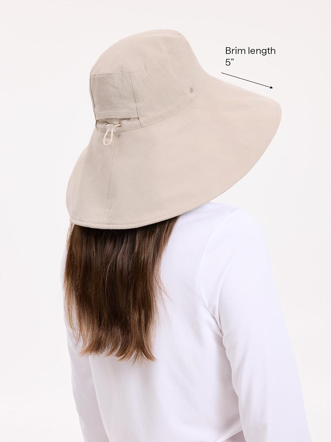 Solbari Women’s Ultra-Wide Cotton Linen Sun Hat UPF 50+