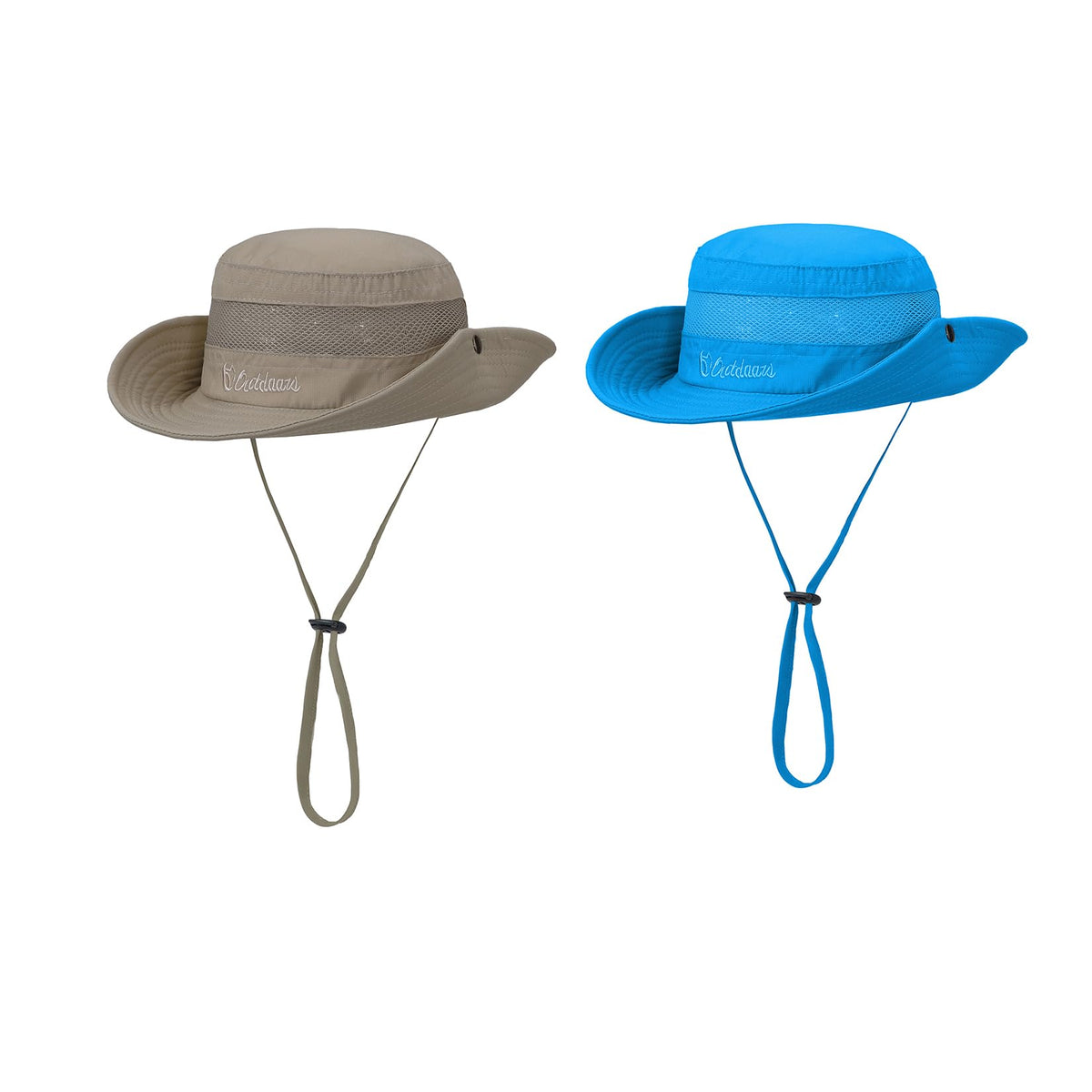 Komorebi UPF 50+ Kids Sun Hat，Wide Brim Bucket Hats for Kids Beach Outdoor | Fits kids ages 5-13, Breathable mesh stay cool dry all day, Adjustable chin strap, Lightweight for beach, trip, fishing