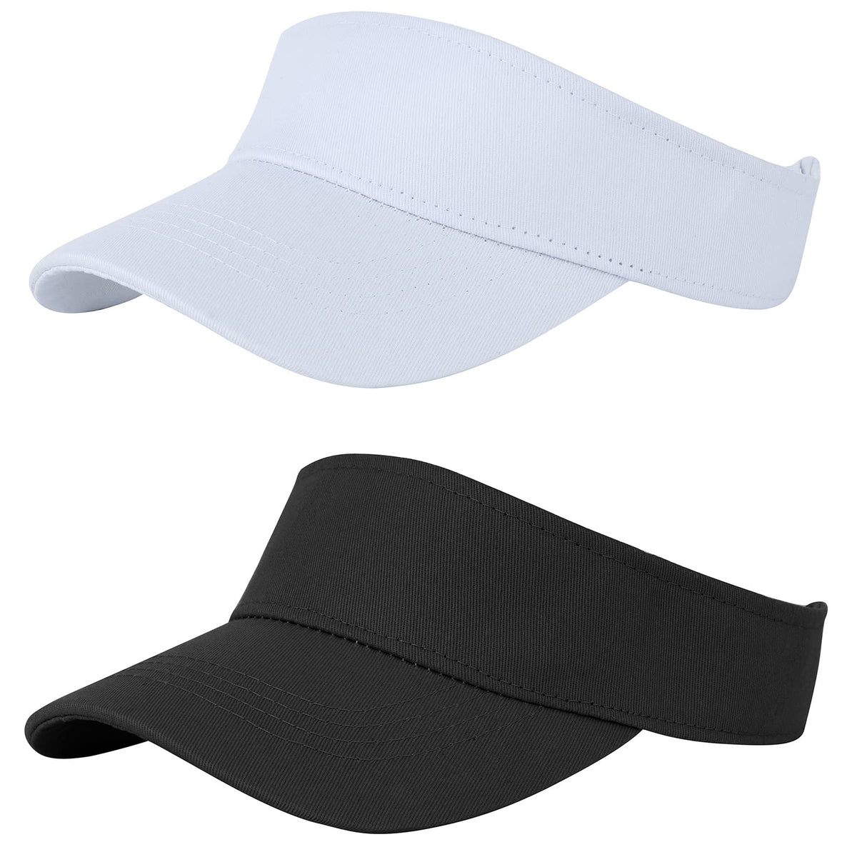 Komorebi Kids Visor Adjustable Cotton Girls Sun Hat for Golf Outfit,Tennis | Breathable & lightweight, easy to put on. UPF 50+ sun protection. Adjustable Velcro fits kids 6-12. Ideal for outdoor sports