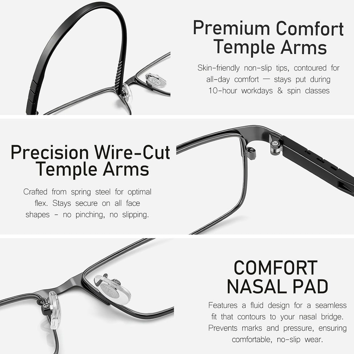 Color Blind Glasses for Men, Color Vision Deficiency Correcting & Enhancing