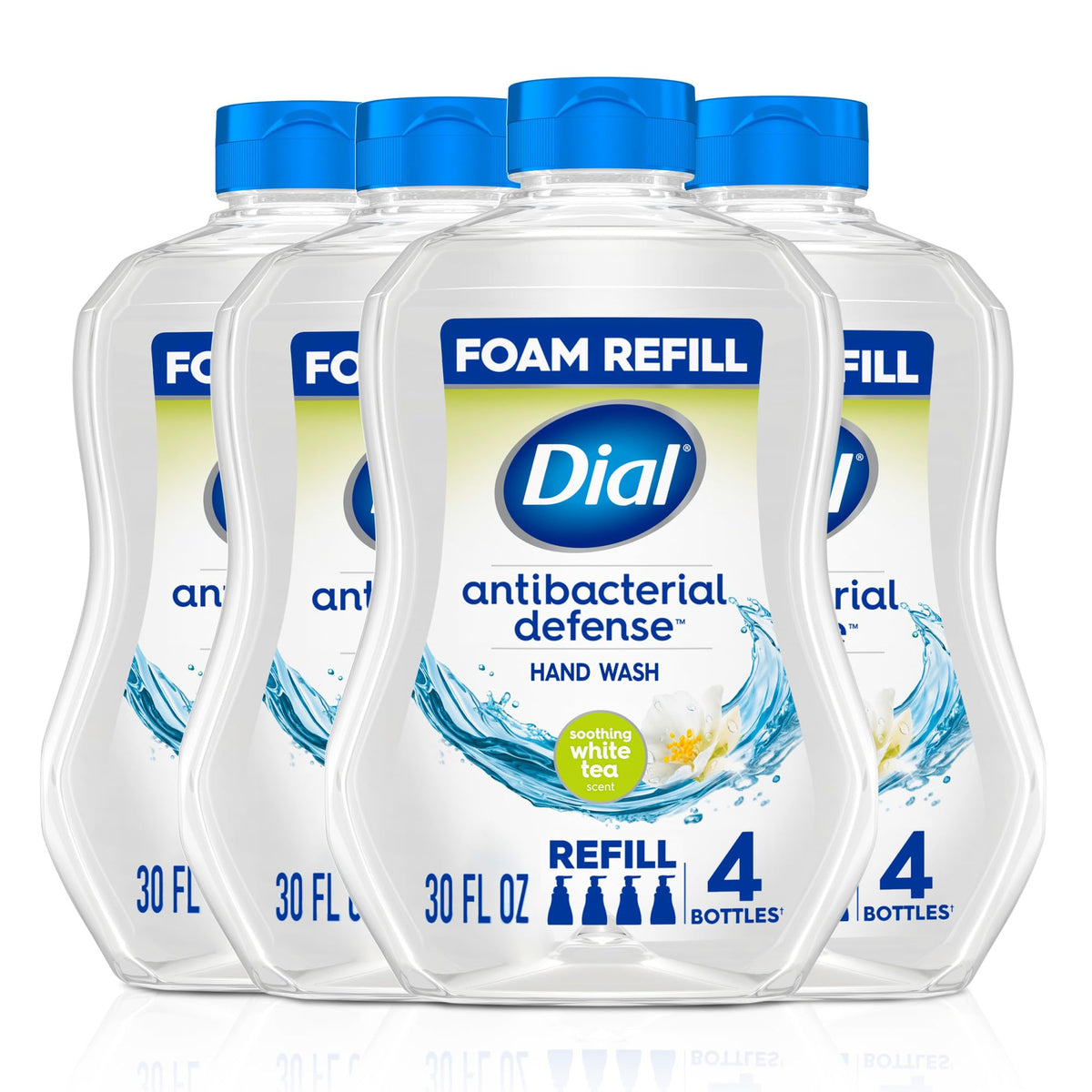 Dial Antibacterial Foaming Hand Soap Refill, Spring Water Scent, 30 Fl Oz