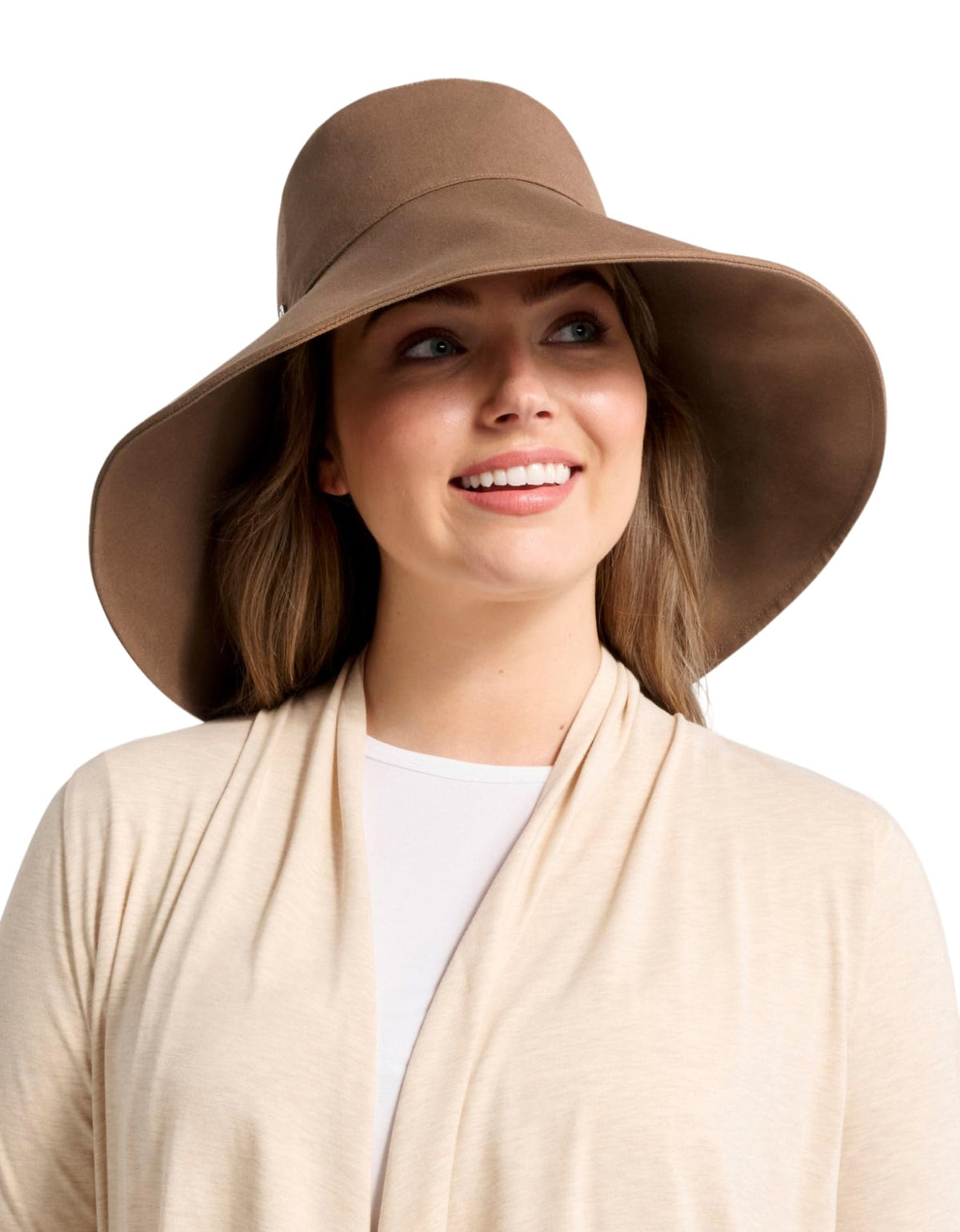 Solbari Women’s Ultra-Wide Cotton Linen Sun Hat UPF 50+
