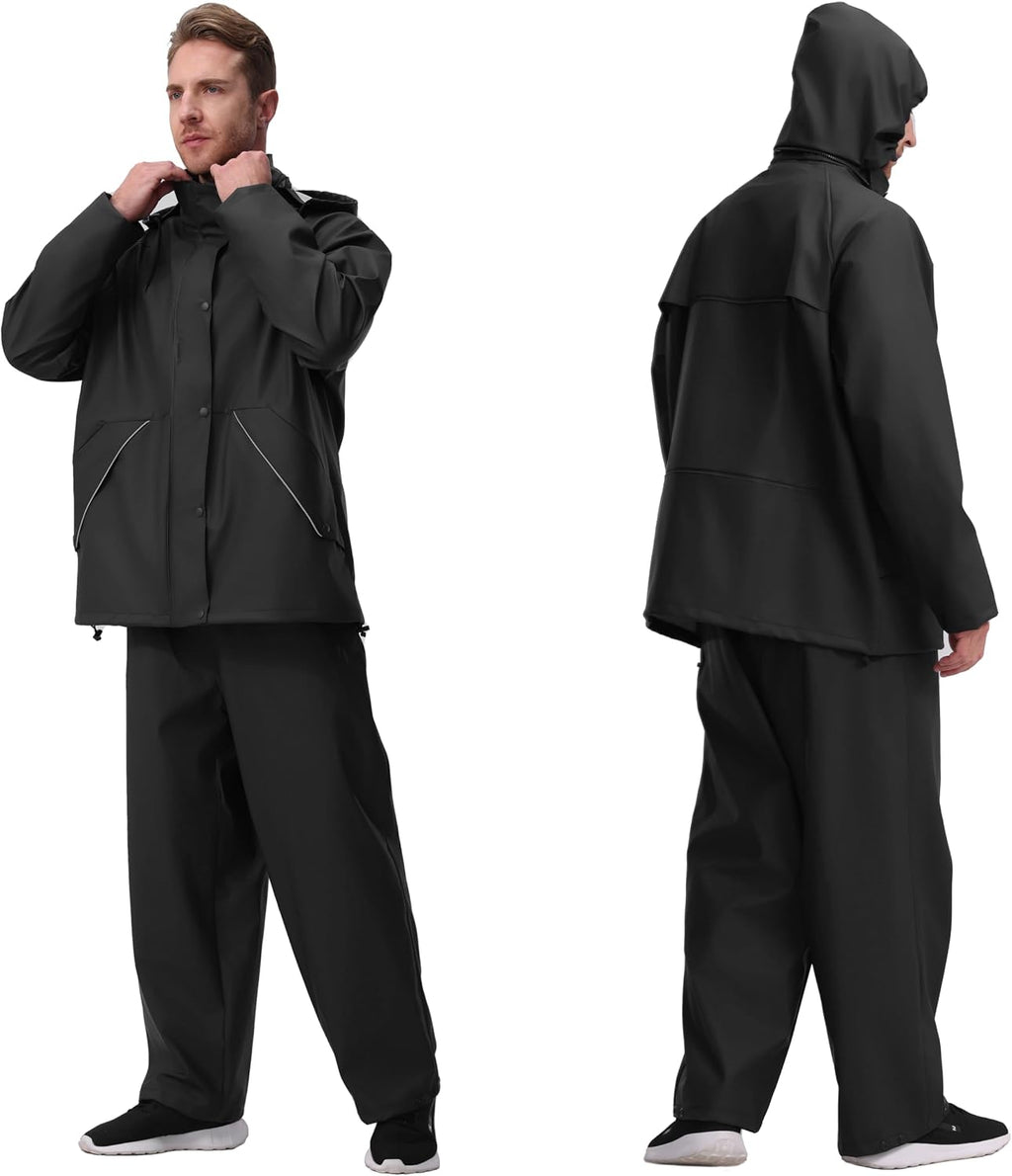 Men's PRO Workwear Waterproof 3-Piece Rain Suit Set