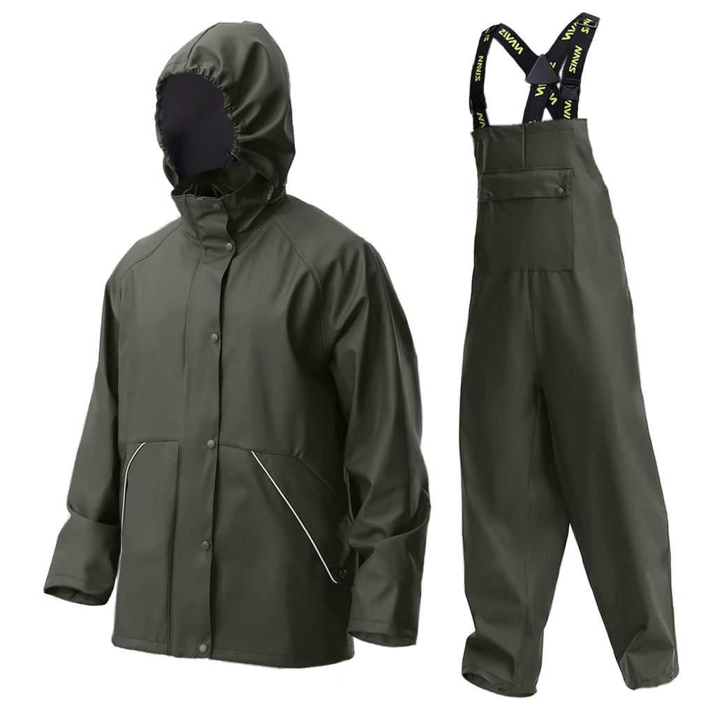 Men's PRO Workwear Waterproof 3-Piece Rain Suit Set