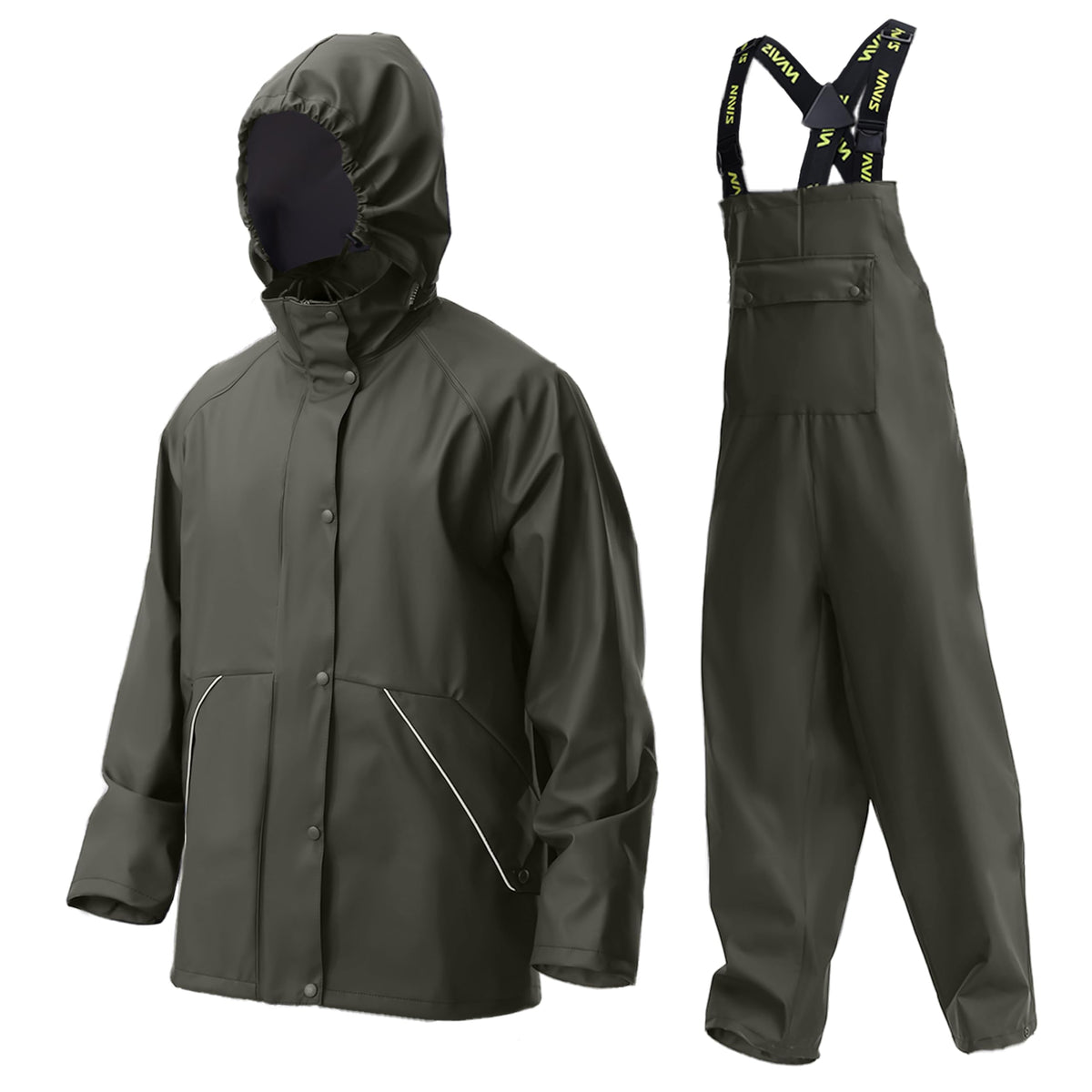 Men's PRO Workwear Waterproof 3-Piece Rain Suit Set