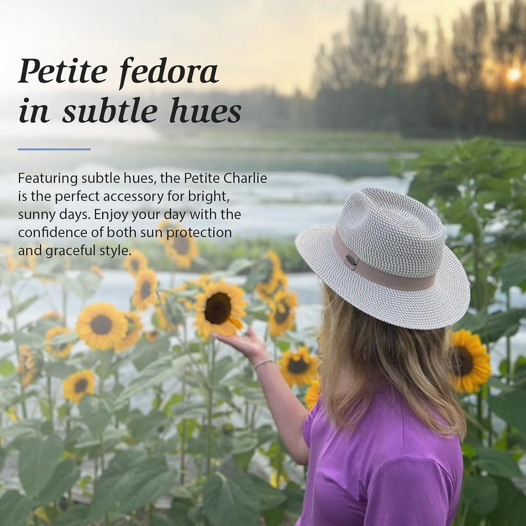 Wallaroo Charlie Fedora Unisex Sun Hat | UPF 50+ Sun Protection, Packable & Travel-Friendly