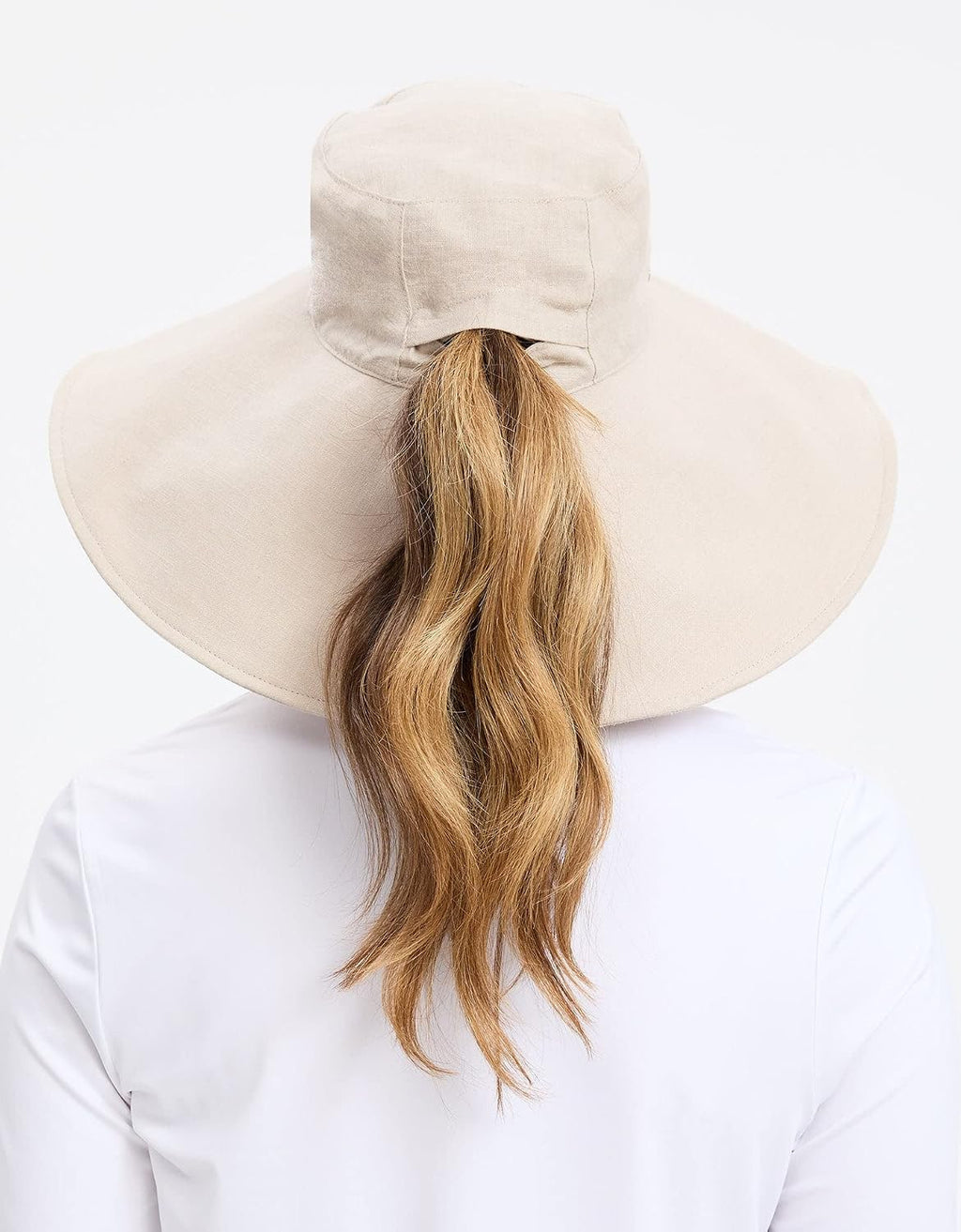 Solbari Women’s Ultra-Wide Cotton Linen Sun Hat UPF 50+