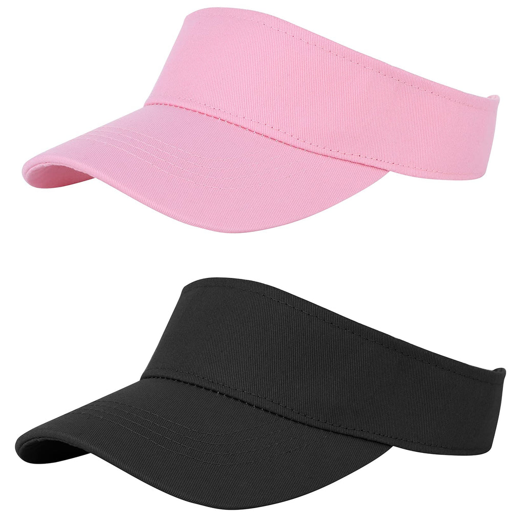 Komorebi Kids Visor Adjustable Cotton Girls Sun Hat for Golf Outfit,Tennis | Breathable & lightweight, easy to put on. UPF 50+ sun protection. Adjustable Velcro fits kids 6-12. Ideal for outdoor sports