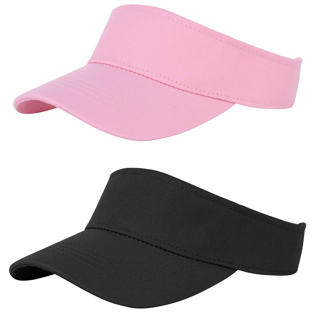 Komorebi Kids Visor Adjustable Cotton Girls Sun Hat for Golf Outfit,Tennis | Breathable & lightweight, easy to put on. UPF 50+ sun protection. Adjustable Velcro fits kids 6-12. Ideal for outdoor sports