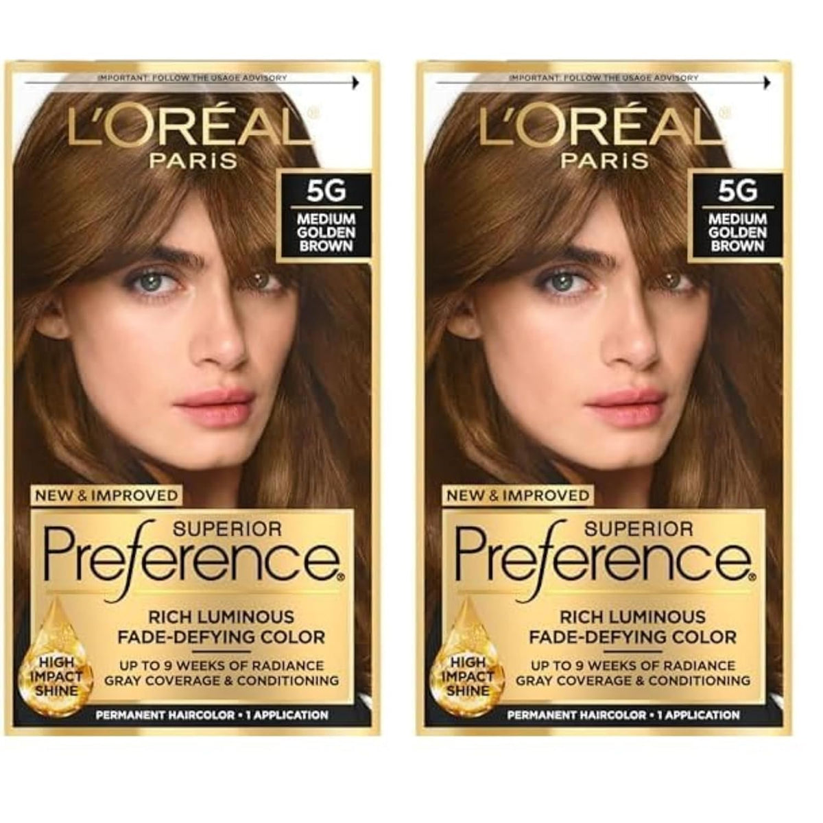 L'Oreal Paris Superior Preference Hair Color, 6R Light Auburn - 1 Ea (Pack of 3)