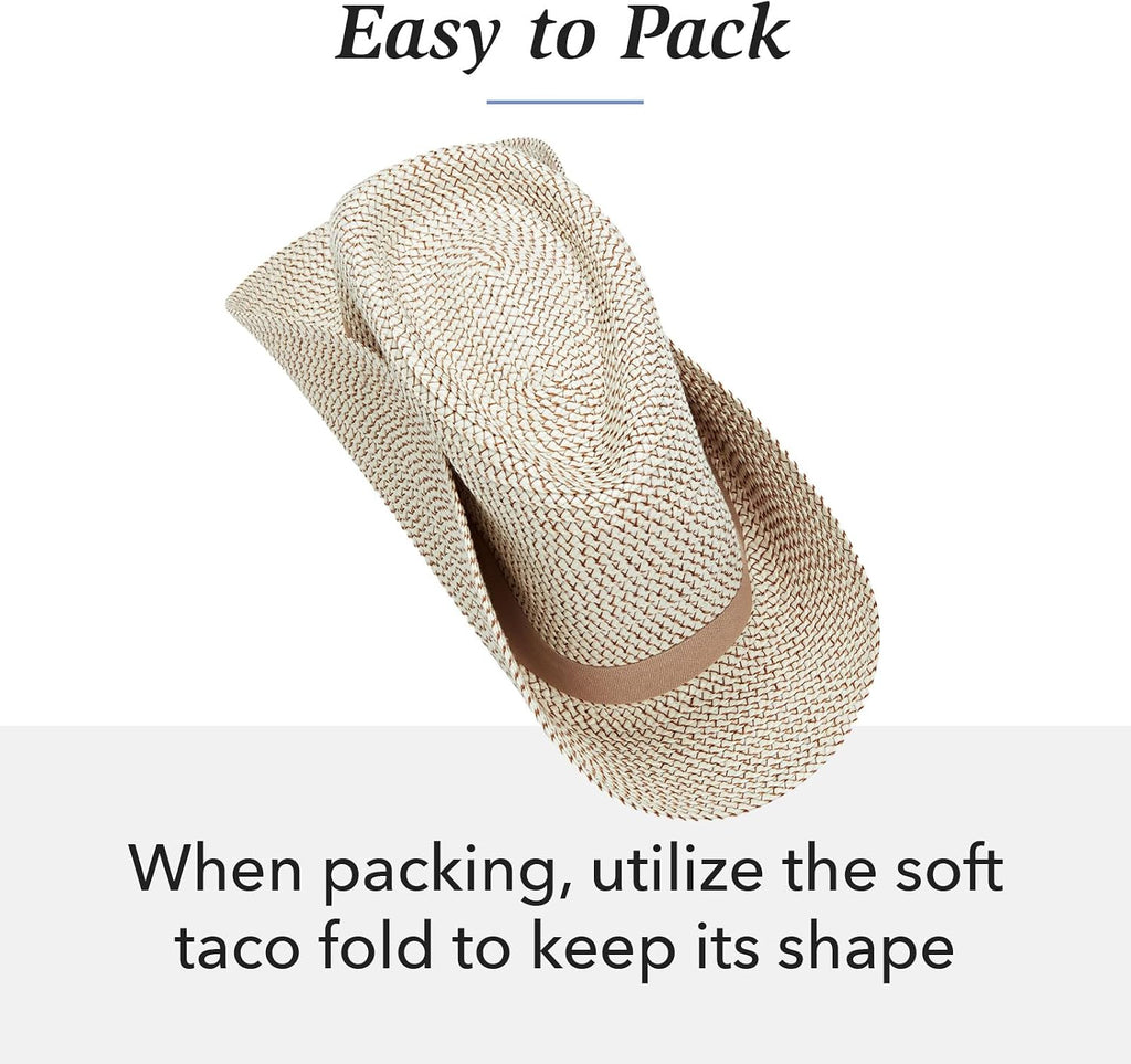 Wallaroo Charlie Fedora Unisex Sun Hat | UPF 50+ Sun Protection, Packable & Travel-Friendly
