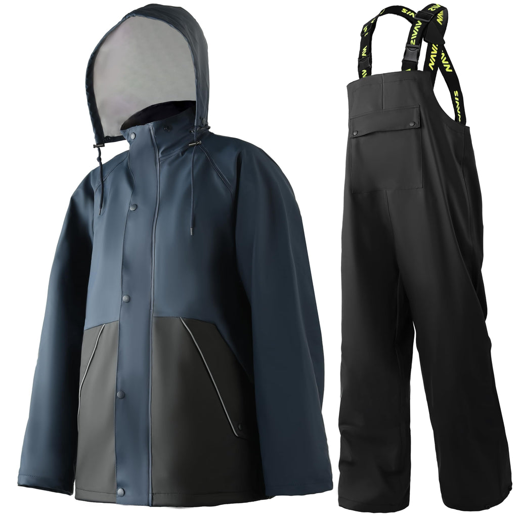 Men's PRO Workwear Waterproof 3-Piece Rain Suit Set