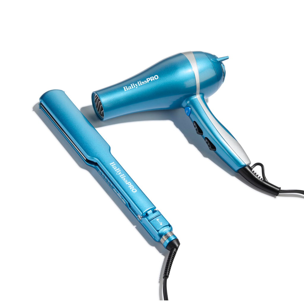 BaBylissPRO Nano Titanium 2000-Watt Blow Dryer with Concentrator Nozzle, Professional Grade Ionic Corded Styling Tool for Hair
