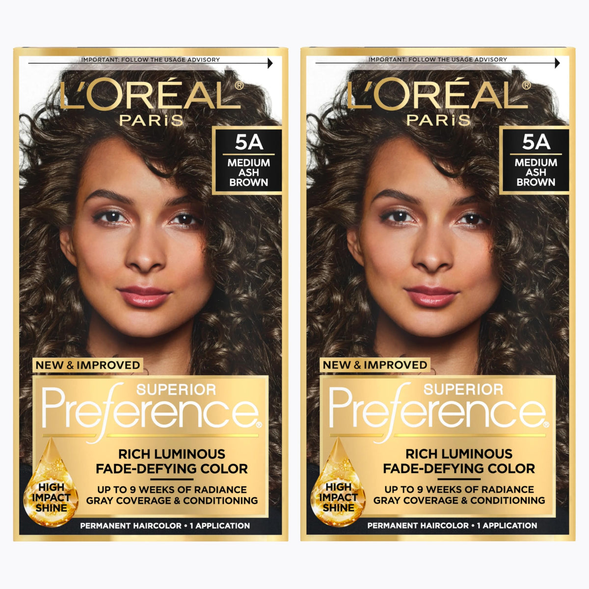 L'Oreal Paris Superior Preference Hair Color, 6R Light Auburn - 1 Ea (Pack of 3)