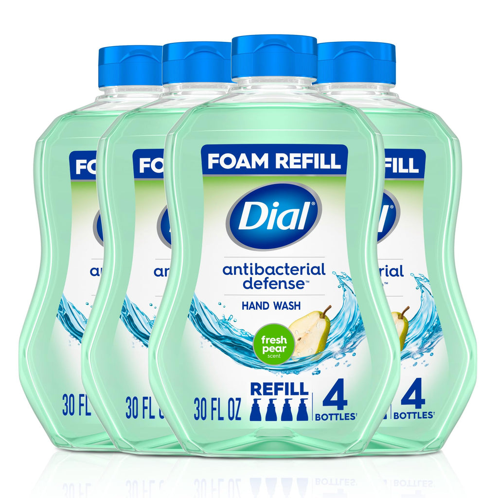 Dial Antibacterial Foaming Hand Soap Refill, Spring Water Scent, 30 Fl Oz