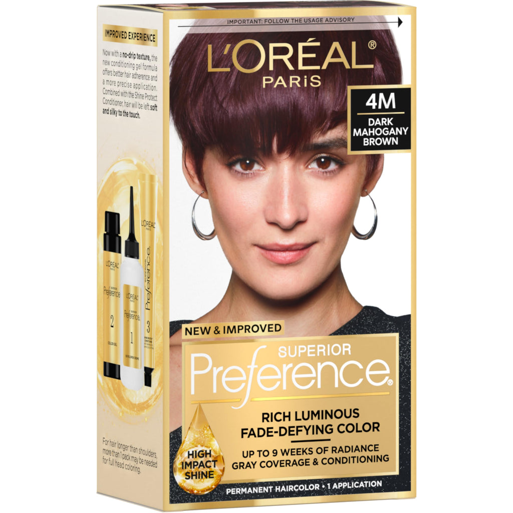 L'Oreal Paris Superior Preference Hair Color, 6R Light Auburn - 1 Ea (Pack of 3)