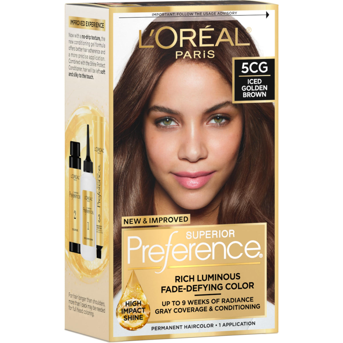 L'Oreal Paris Superior Preference Hair Color, 6R Light Auburn - 1 Ea (Pack of 3)