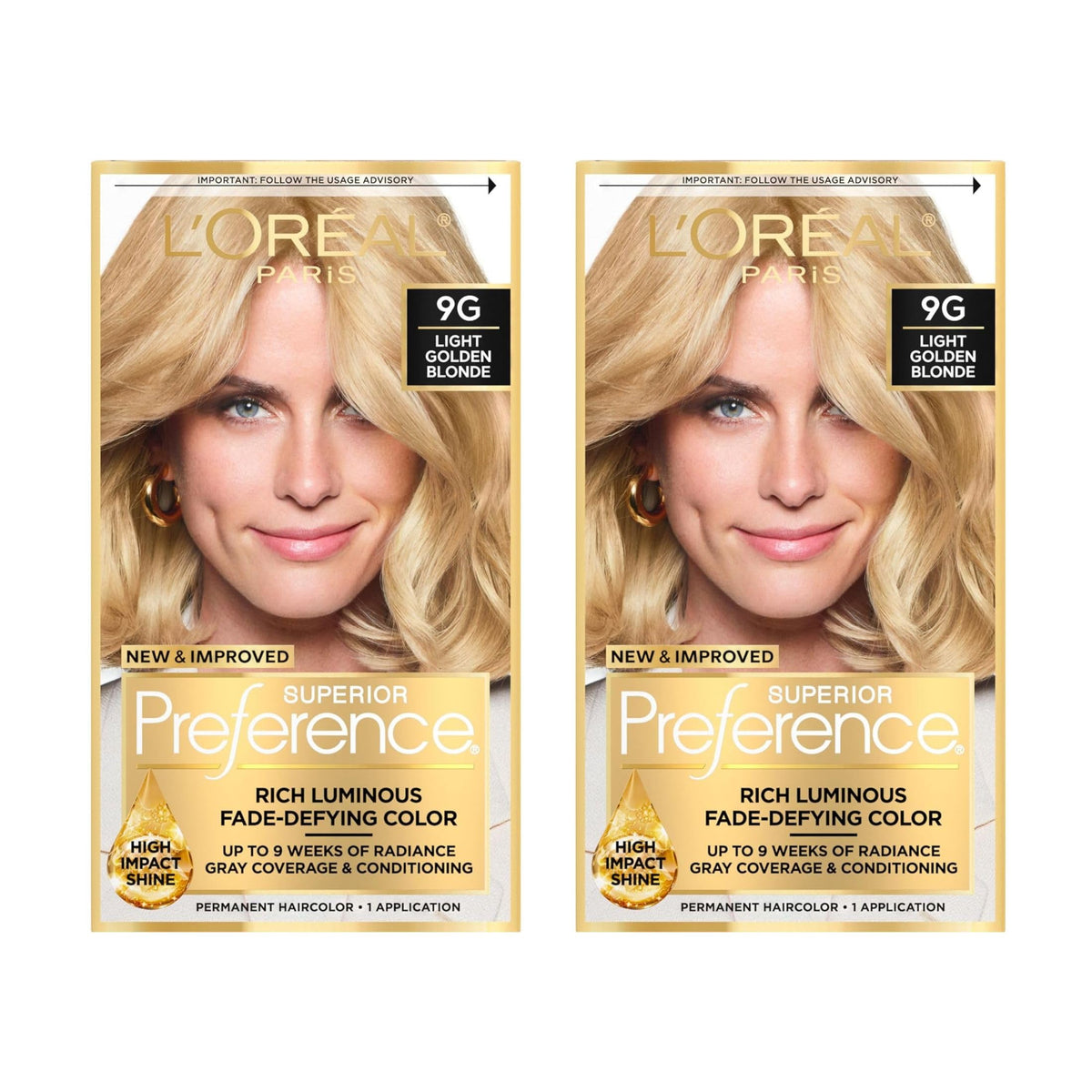 L'Oreal Paris Superior Preference Hair Color, 6R Light Auburn - 1 Ea (Pack of 3)