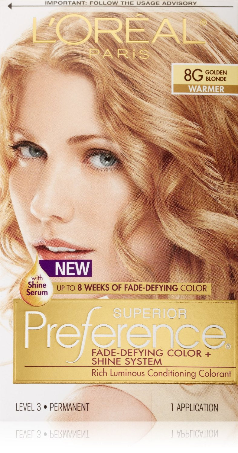 L'Oreal Paris Superior Preference Hair Color, 6R Light Auburn - 1 Ea (Pack of 3)