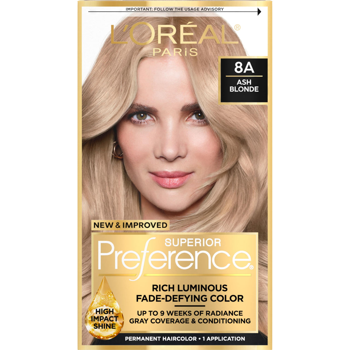 L'Oreal Paris Superior Preference Hair Color, 6R Light Auburn - 1 Ea (Pack of 3)