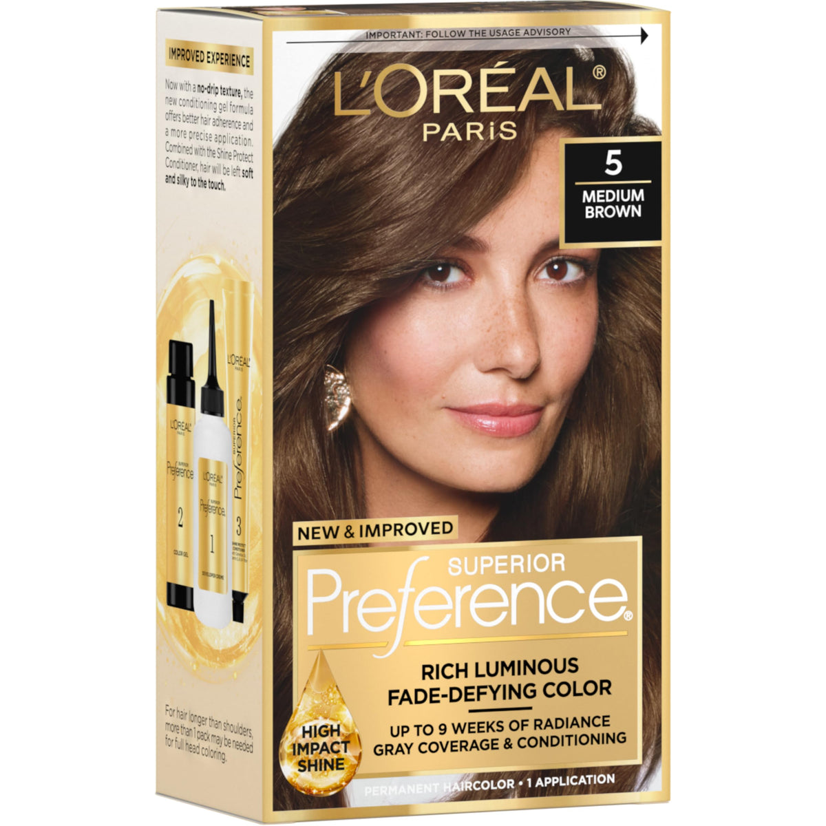 L'Oreal Paris Superior Preference Hair Color, 6R Light Auburn - 1 Ea (Pack of 3)