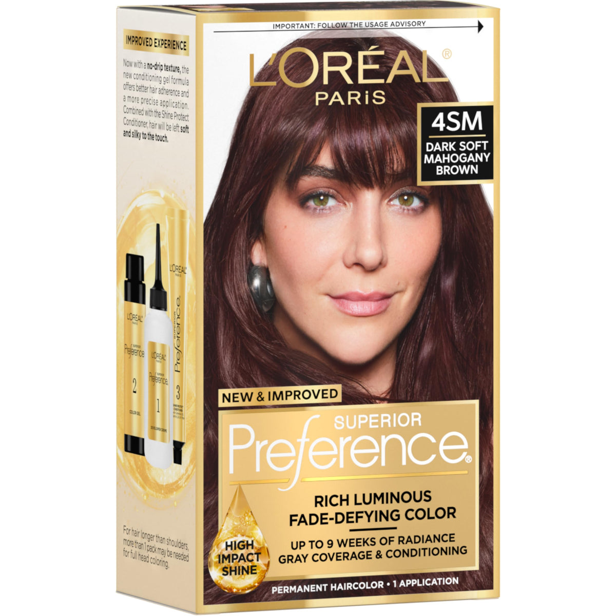 L'Oreal Paris Superior Preference Hair Color, 6R Light Auburn - 1 Ea (Pack of 3)