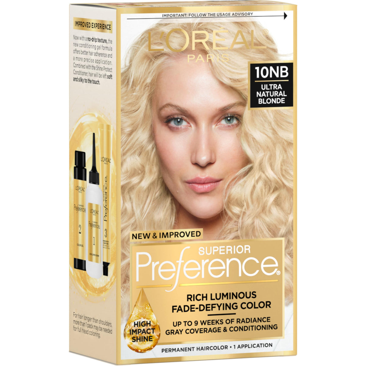 L'Oreal Paris Superior Preference Hair Color, 6R Light Auburn - 1 Ea (Pack of 3)