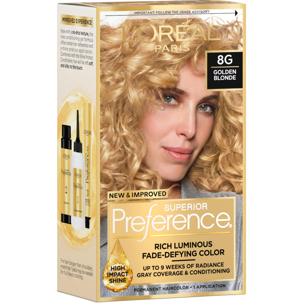 L'Oreal Paris Superior Preference Hair Color, 6R Light Auburn - 1 Ea (Pack of 3)