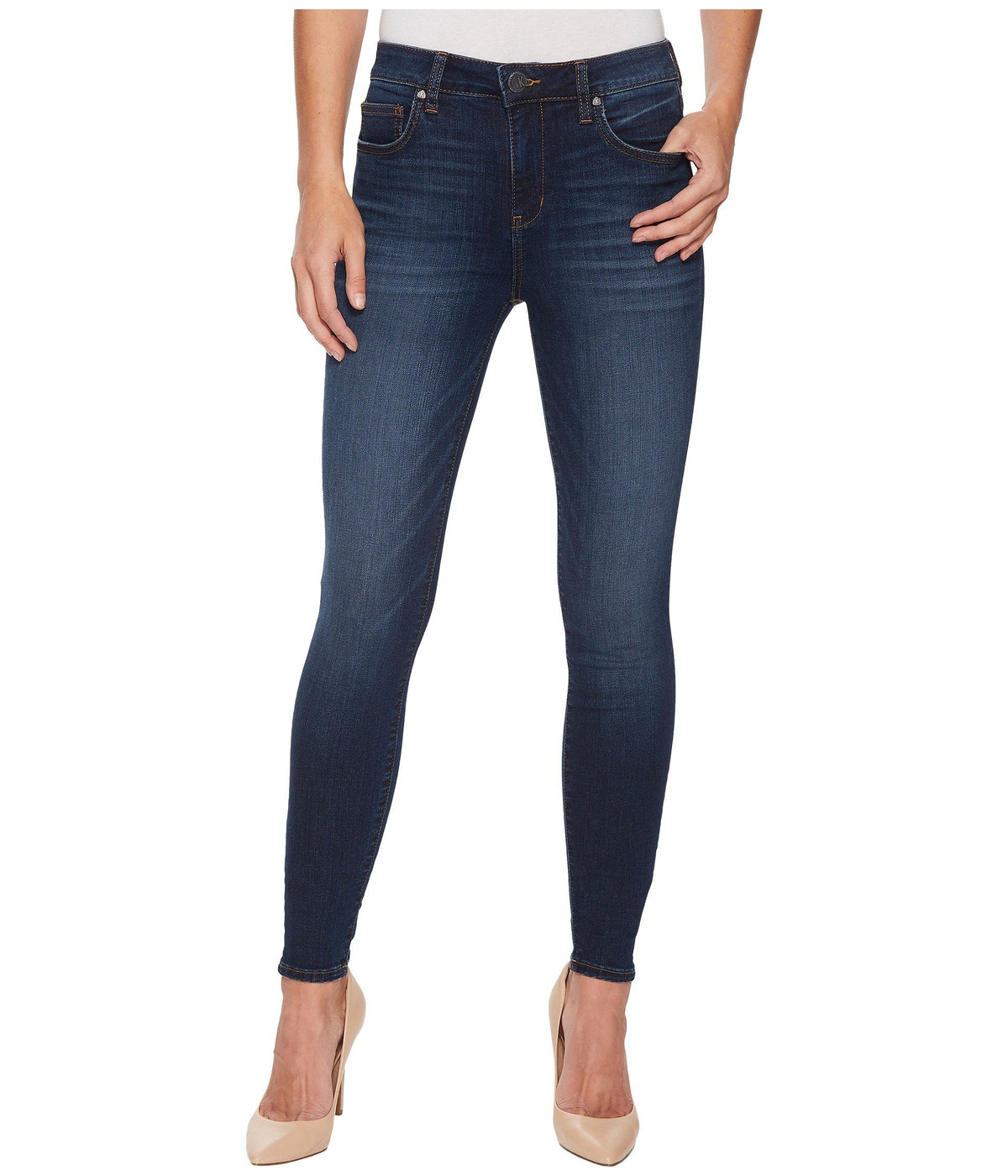 KUT from the Kloth Mia High-Rise Ankle Skinny Jeans
