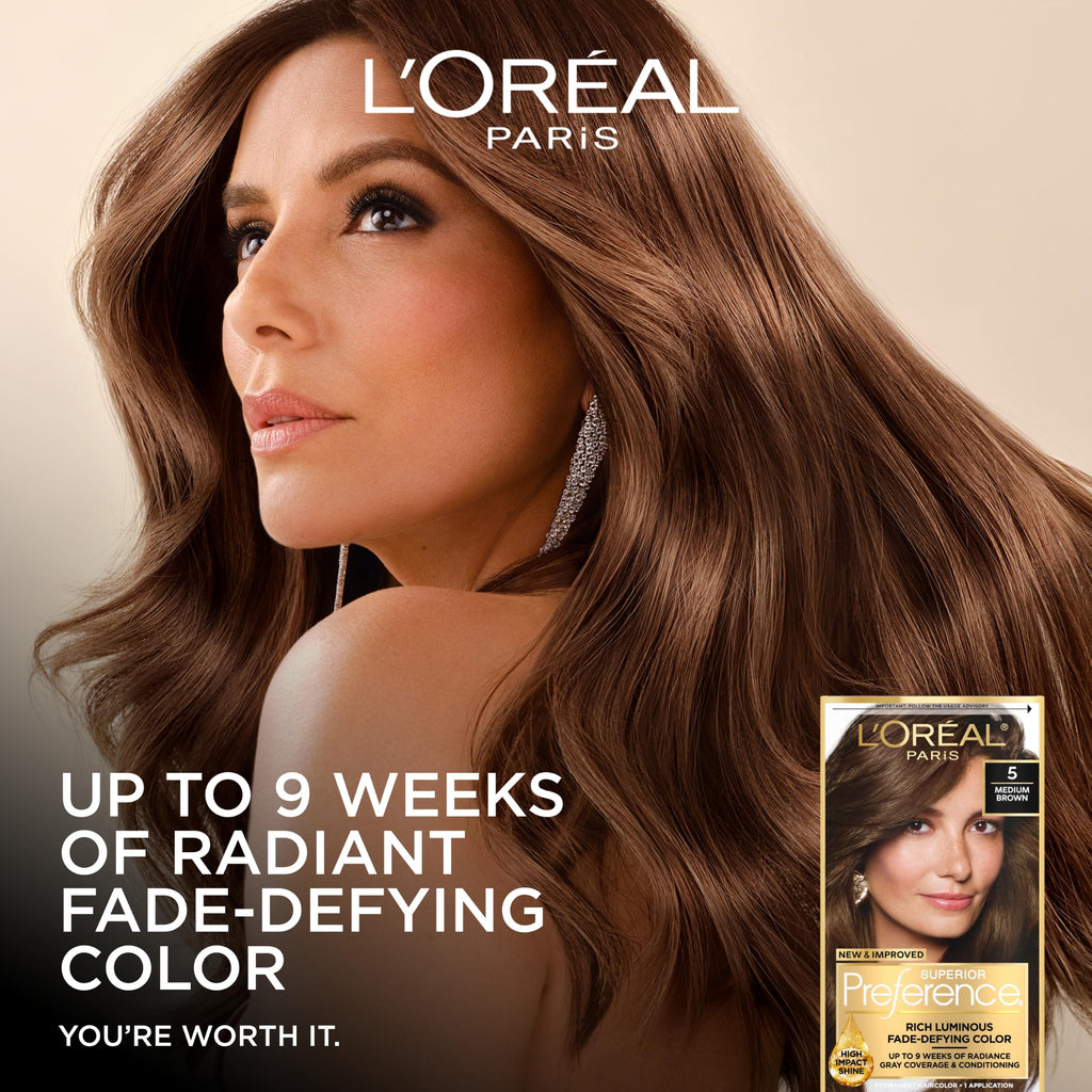 L'Oreal Paris Superior Preference Hair Color, 6R Light Auburn - 1 Ea (Pack of 3)